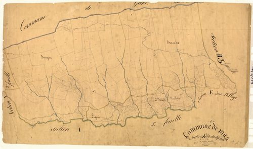 Le Défends et les Sausses. - Plan de section, A4