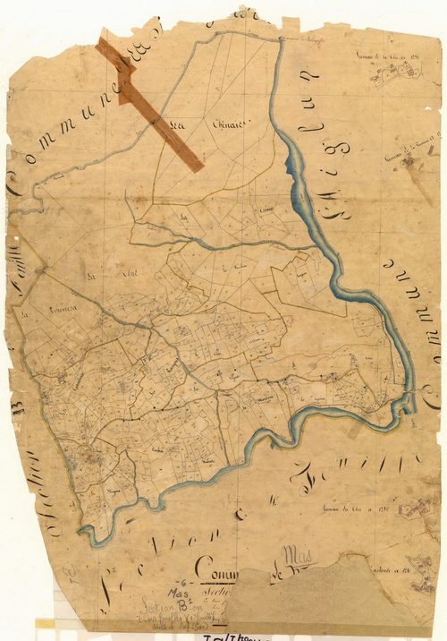 L'Adrech et le Collet. - Plan de section, B1