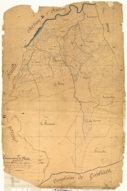 Sarroudier, Sarroudier. - Plan de section, C1