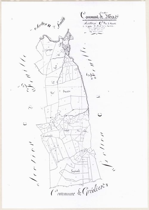 Sarroudier, Bas de Vince. - Plan de section, C3