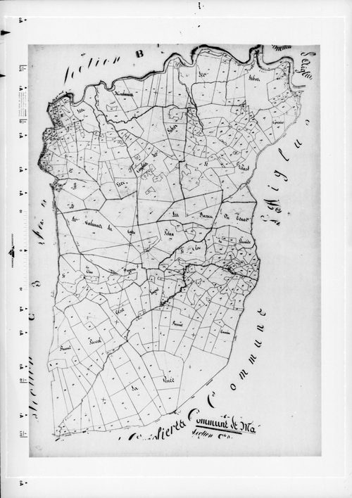 Sarroudier, Comba des Fabres. - Plan de section, C4