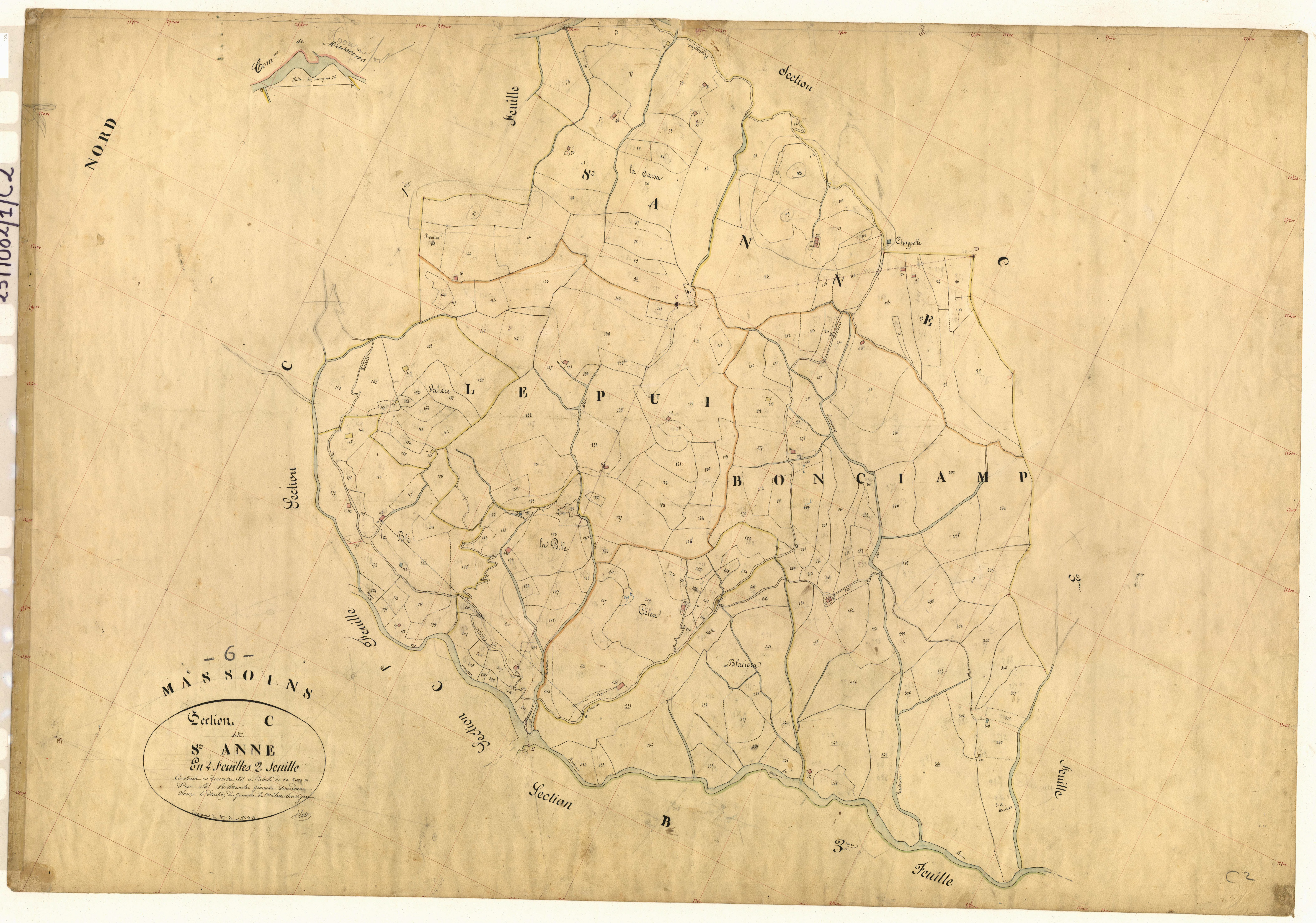 Sainte-Anne. - Plan de section, C2