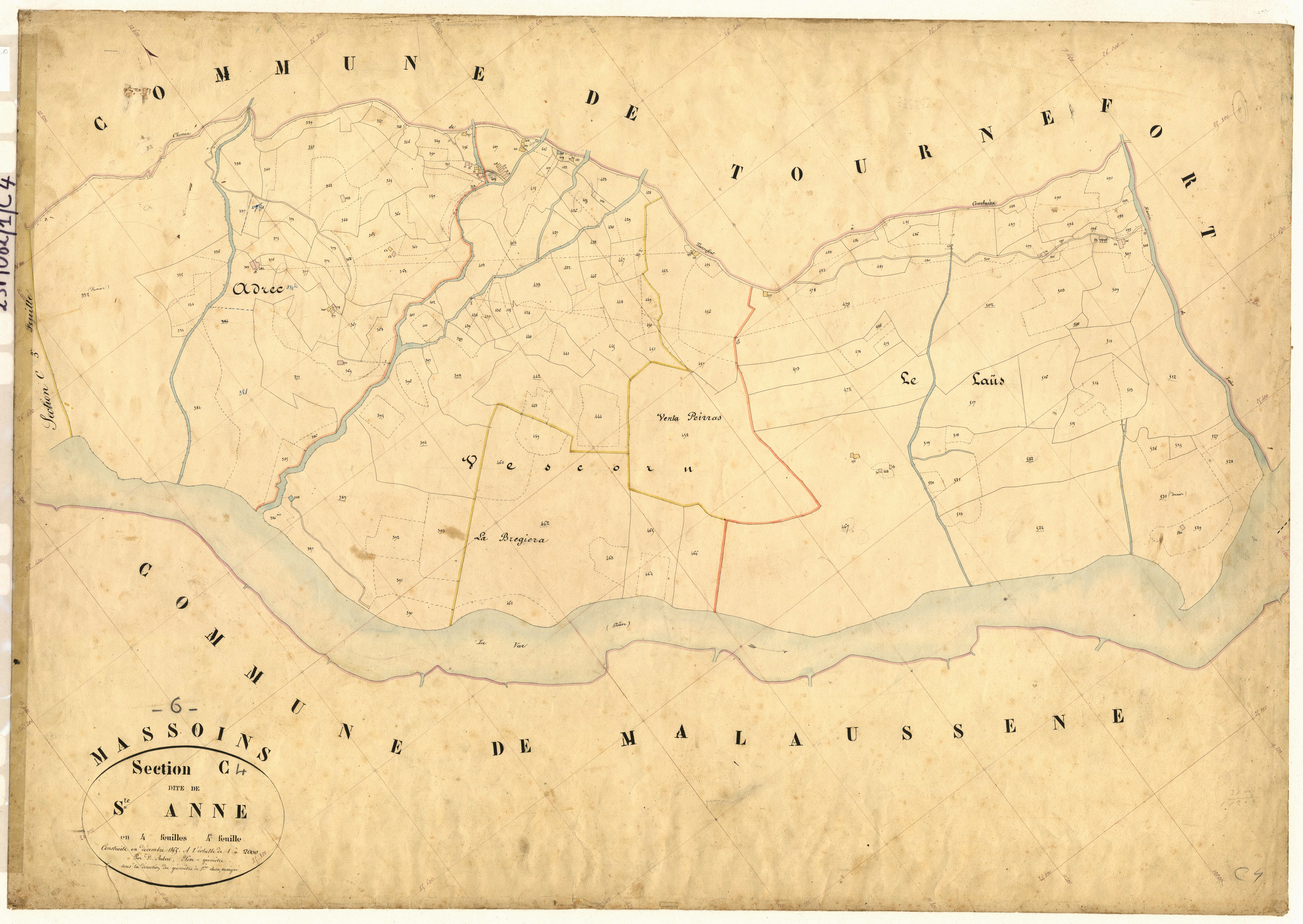 Sainte-Anne. - Plan de section, C4