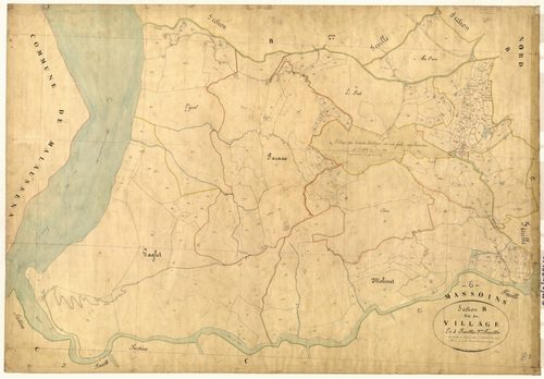 Le Village. - Plan de section, B3