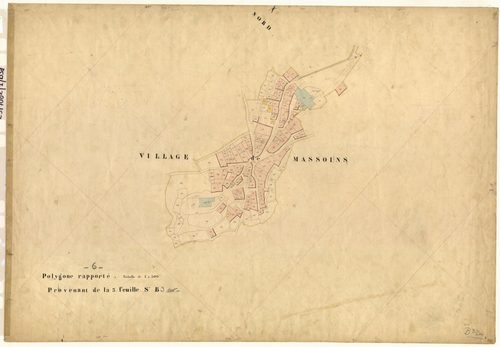 Le Village (développement). - Plan de section, B3(d)
