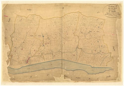 Le Monti. - Plan de section, E3
