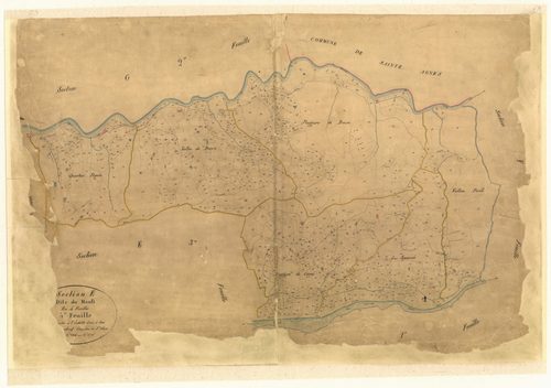 Le Monti. - Plan de section, E4