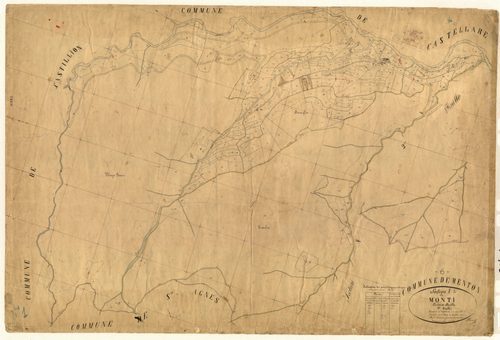 Le Monti. - Plan de section, F1