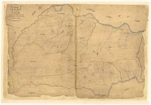 Le Monti. - Plan de section, F2