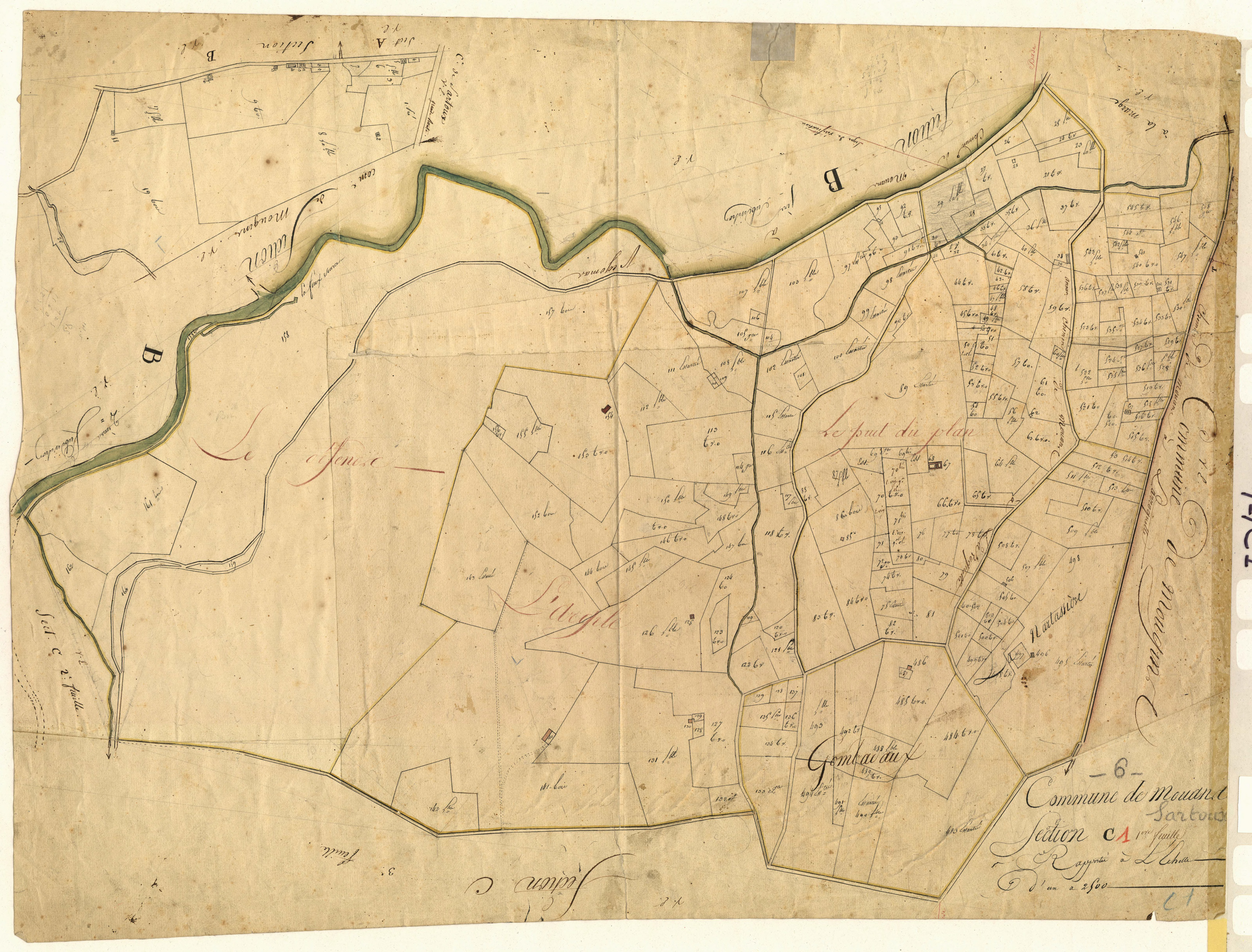 Plan de section, C1