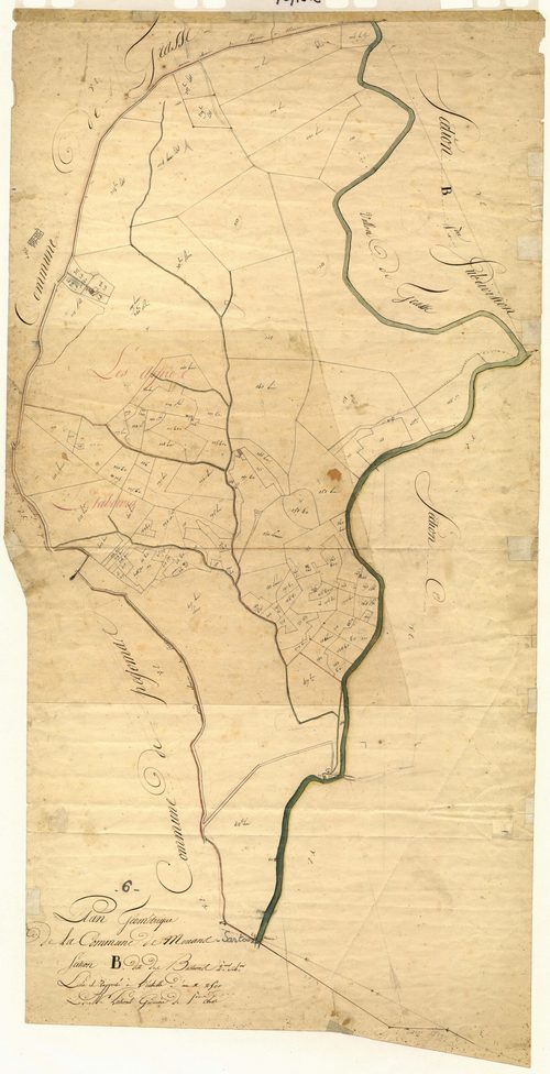 Les Bastions. - Plan de section, B2