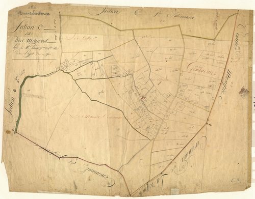 Les Maures. - Plan de section, C3