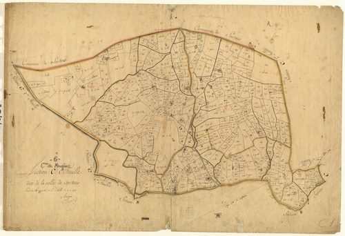 La Colle de Sartoux. - Plan de section, C1