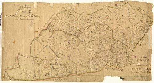 Saint-Barthélémy (G2) / La Colle de Peigros (G3). - Plan de section, G2/G3