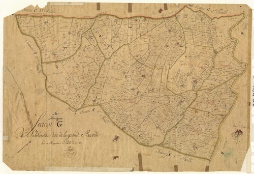 La Grande Bastide. - Plan de section, G4