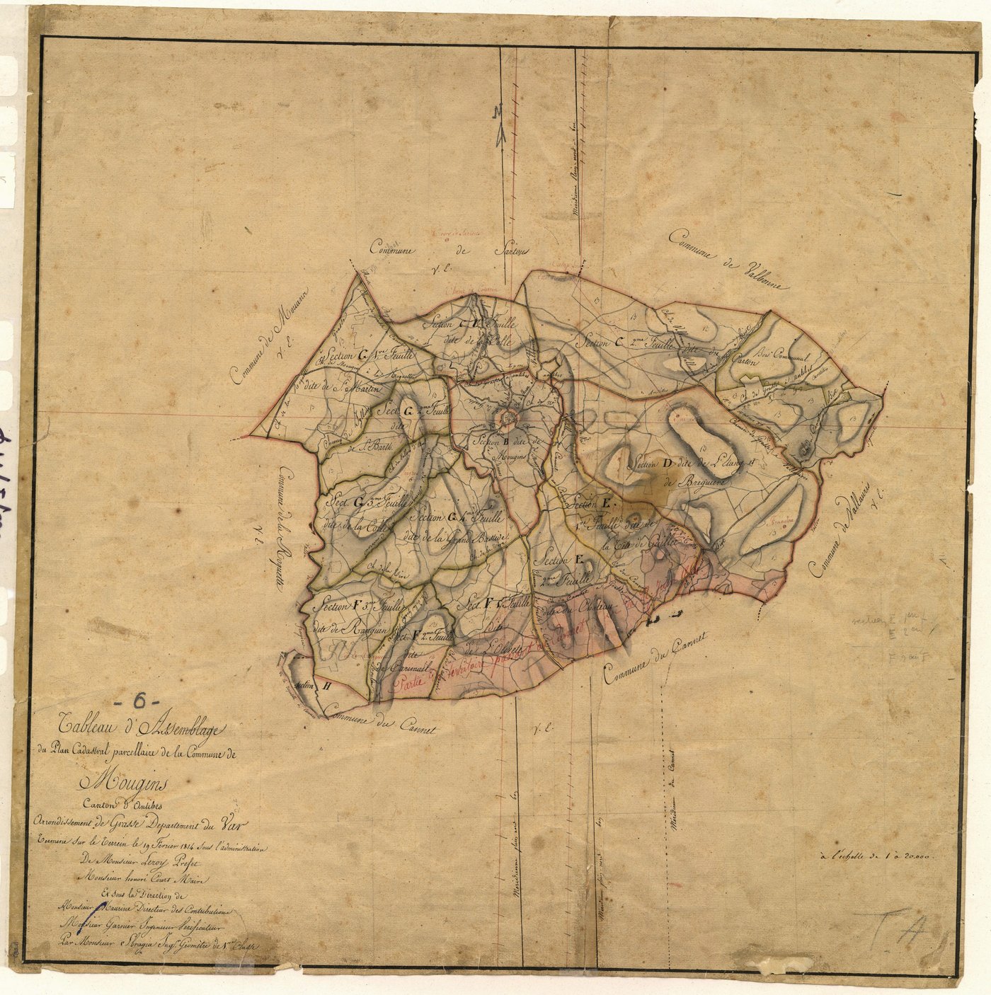 Tableau d'assemblage. - TA