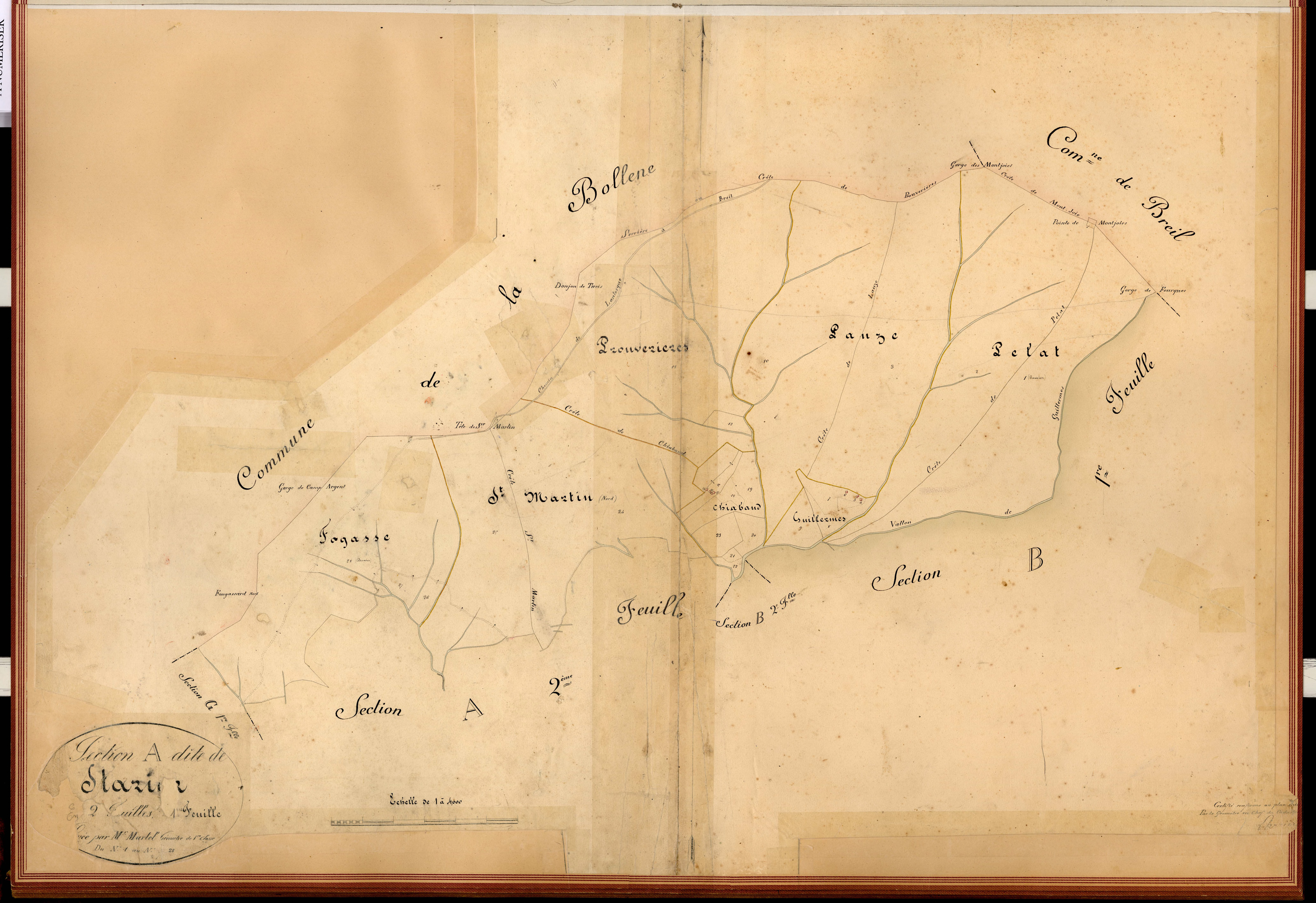 Starier. - Plan de section, A1