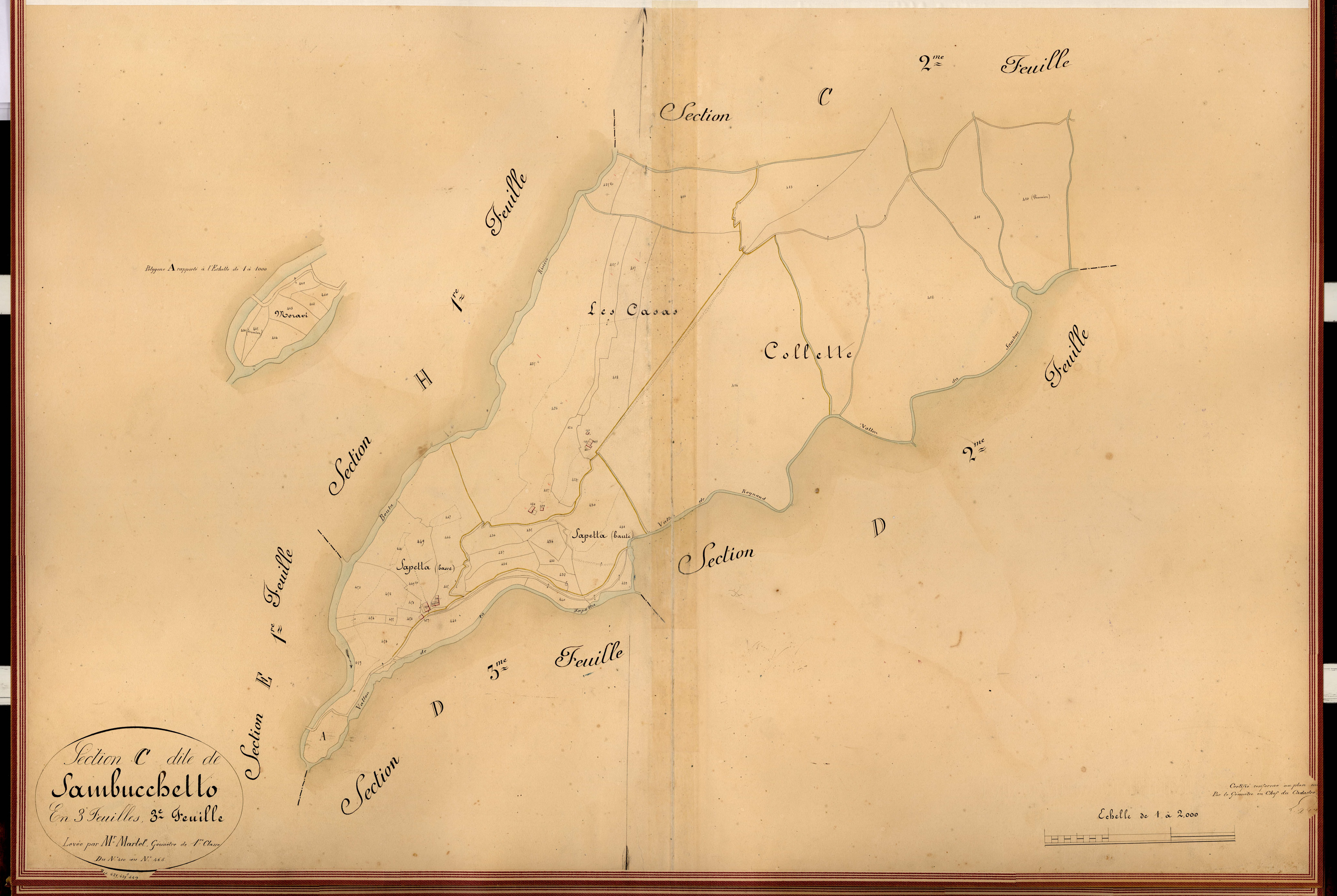 Sambucchetto. - Plan de section, C3