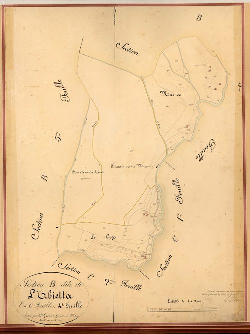 L'Abietta. - Plan de section, B4