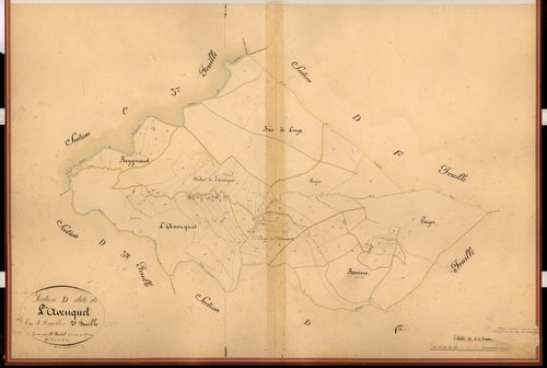 L'Avenquet. - Plan de section, D2
