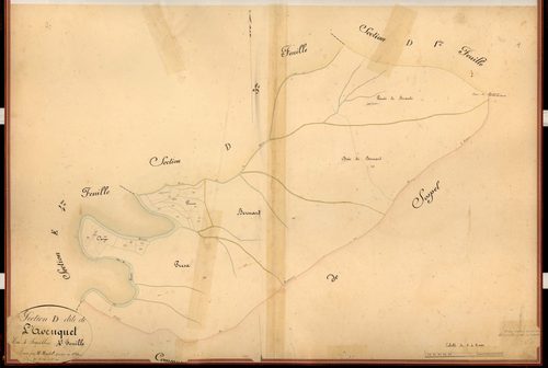 L'Avenquet. - Plan de section, D4