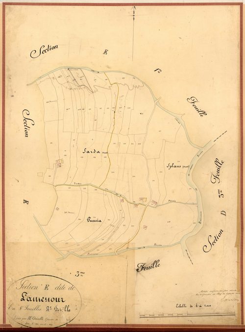 Lamenour. - Plan de section, E2