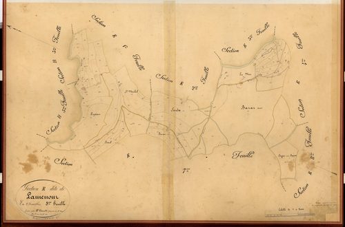 Lamenour. - Plan de section, E3