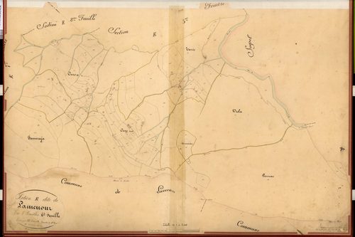 Lamenour. - Plan de section, E6