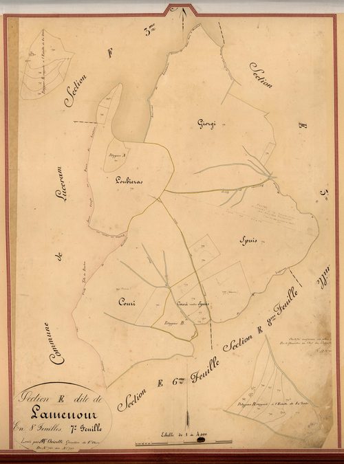 Lamenour. - Plan de section, E7