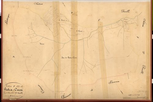 Pietra-Cava. - Plan de section, F2