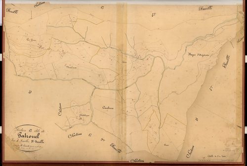 Patronel. - Plan de section, G3