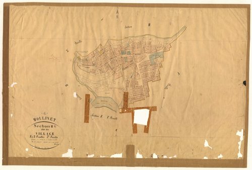 Le Village. - Plan de section, H2