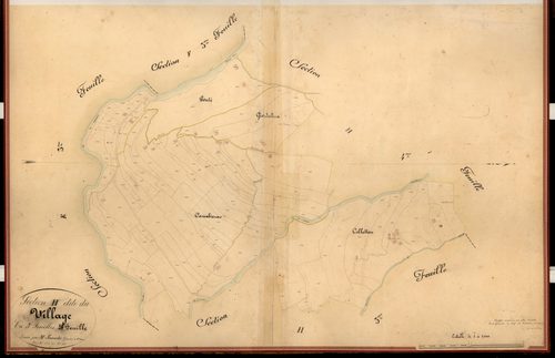 Le Village. - Plan de section, H5