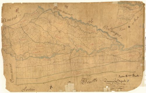 L'Hubac. - Plan de section, A
