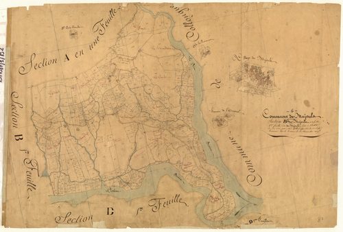 Les Mujouls, les Mujouls. - Plan de section, B2