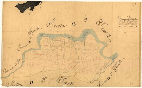 La Villette, Boousset. - Plan de section, D1