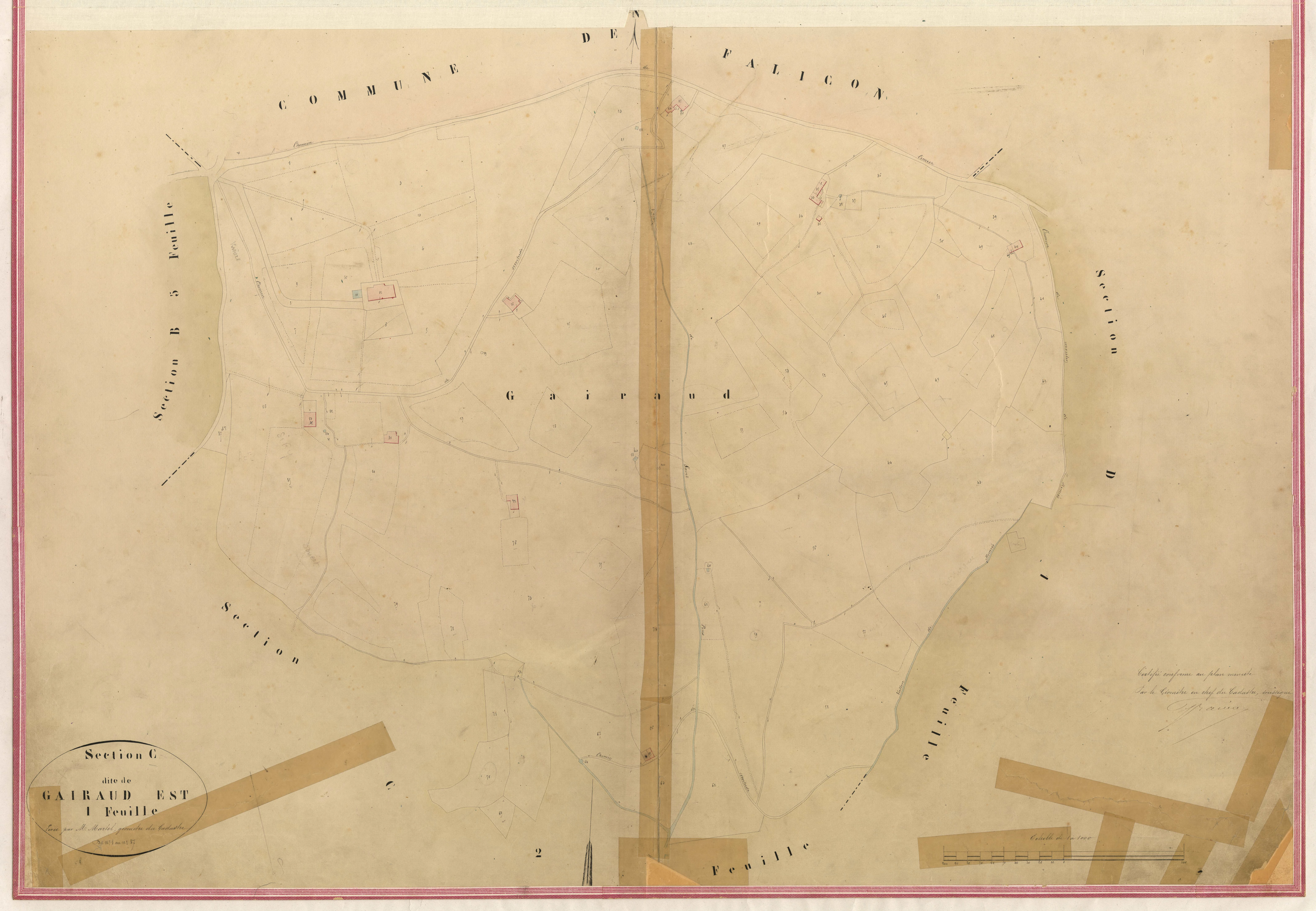 Gairaud Est. - Plan de section, III-C1