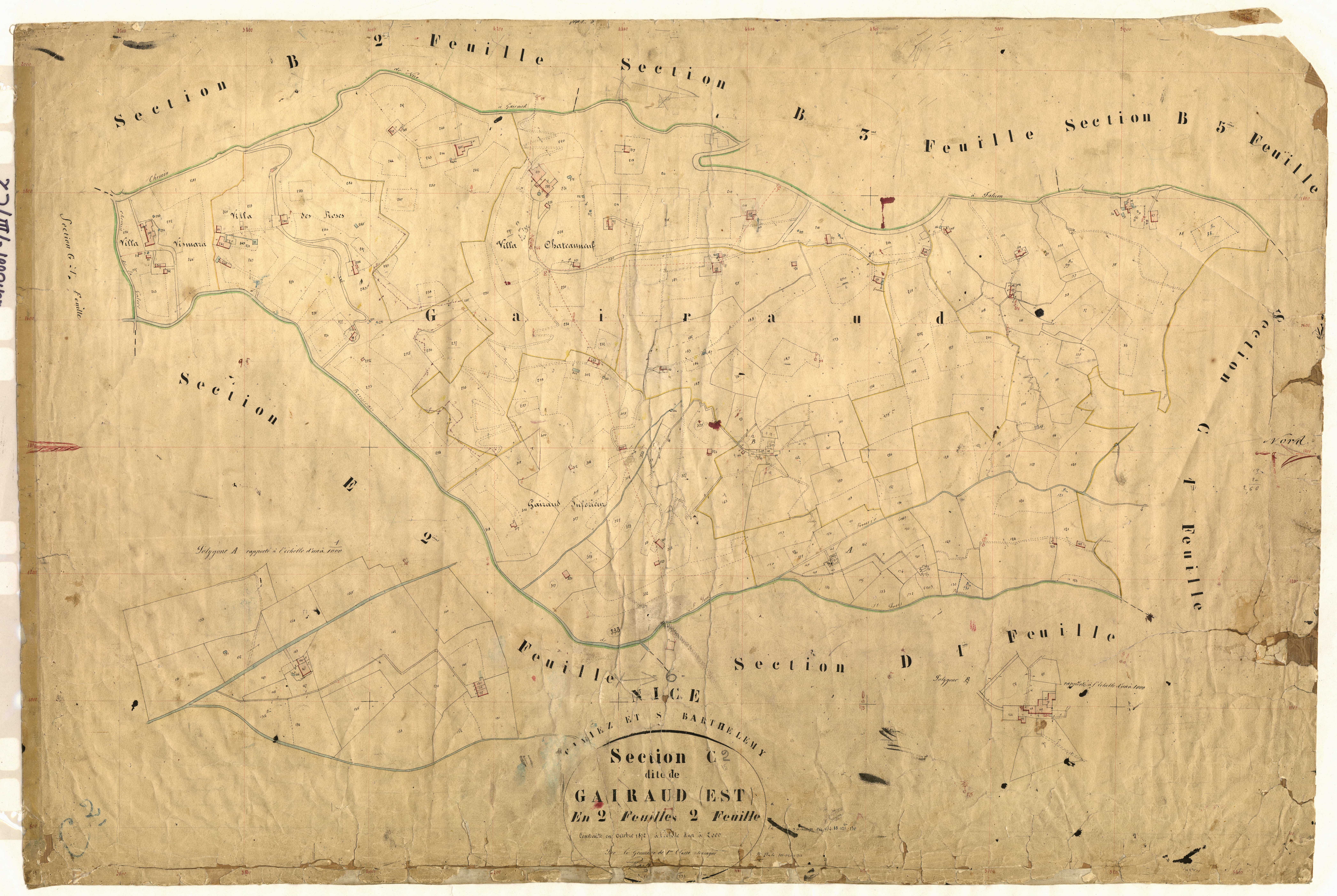 Gairaud Est. - Plan de section, III-C2