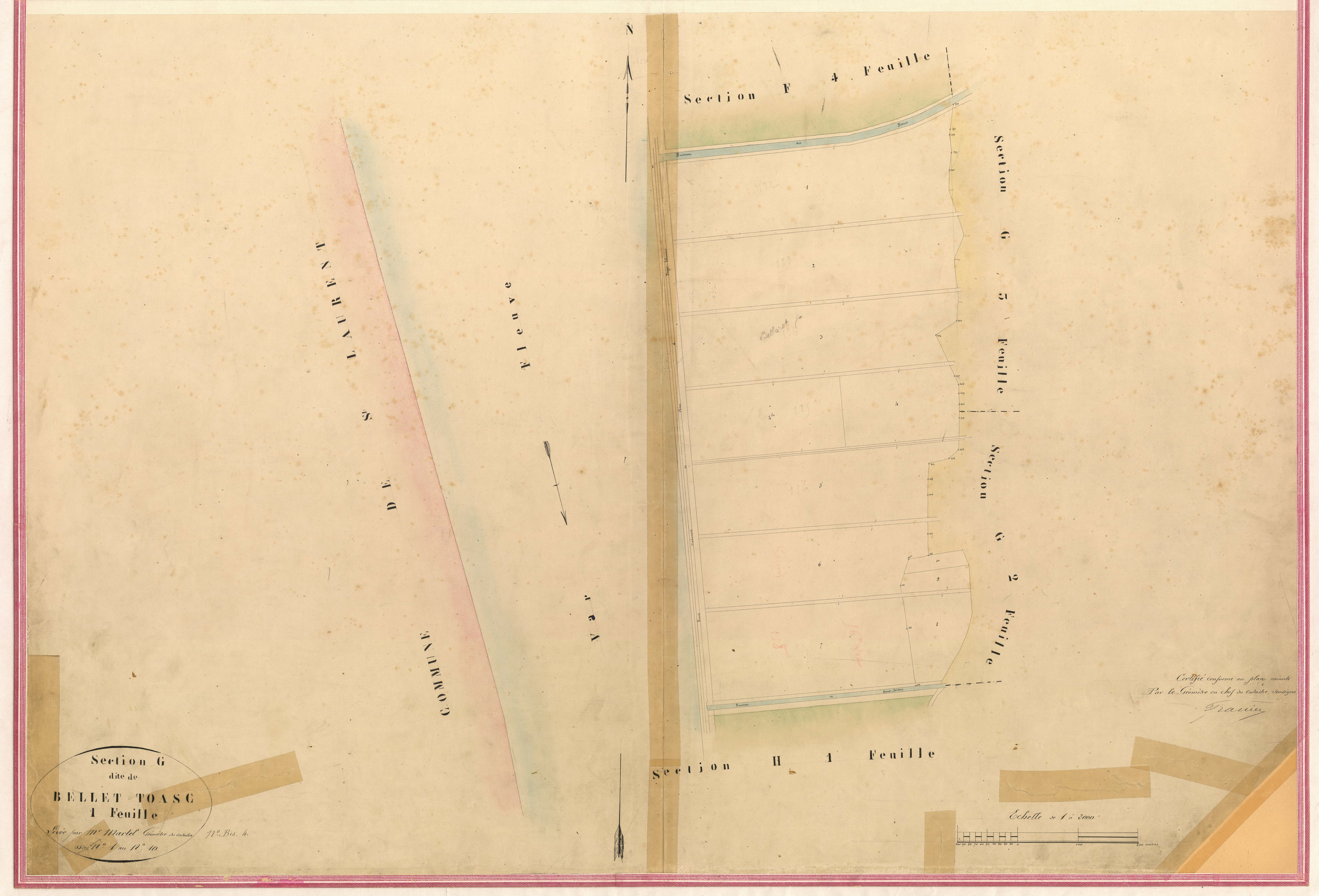 Bellet Toasc. - Plan de section, II-G1