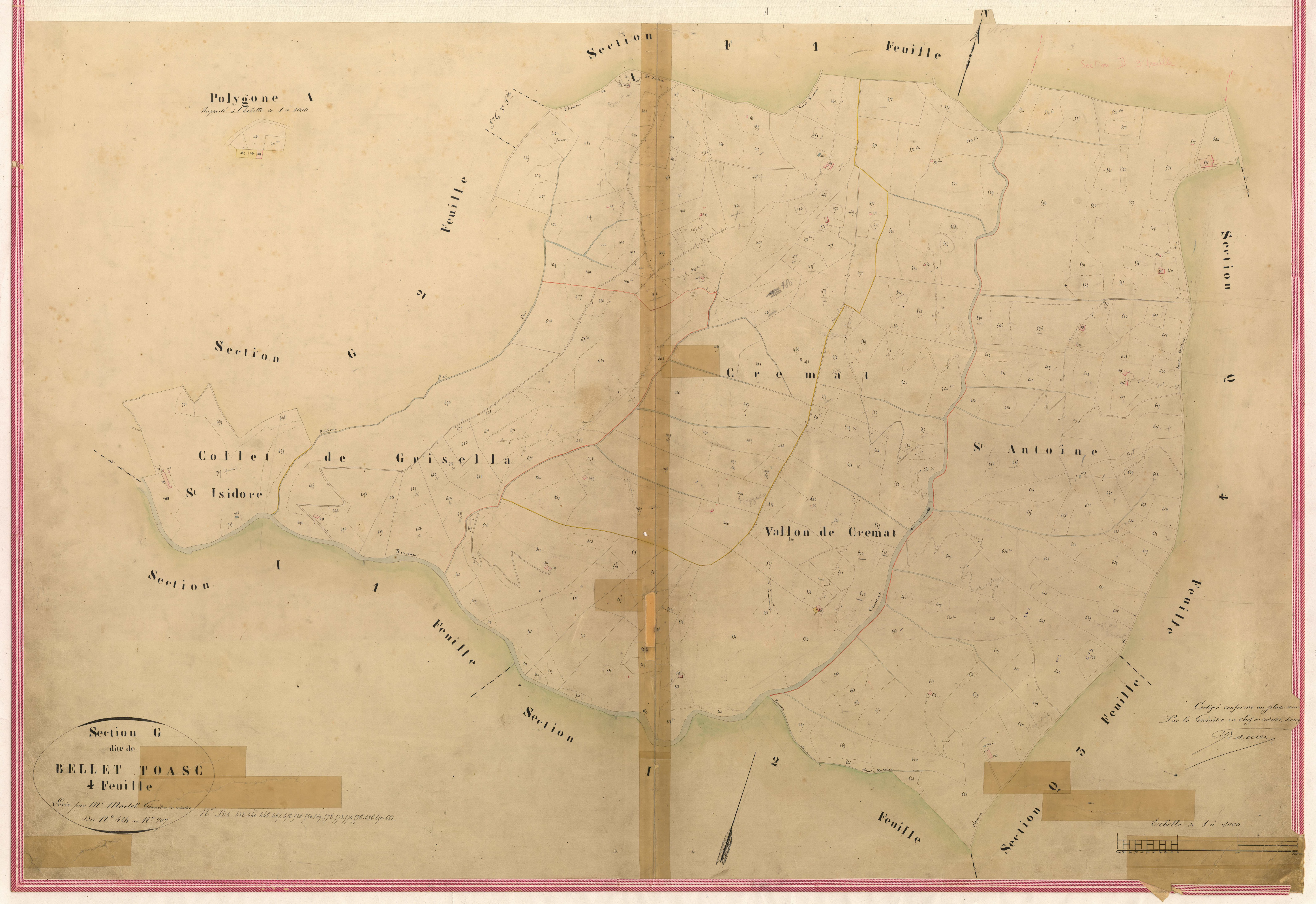 Bellet Toasc. - Plan de section, II-G4