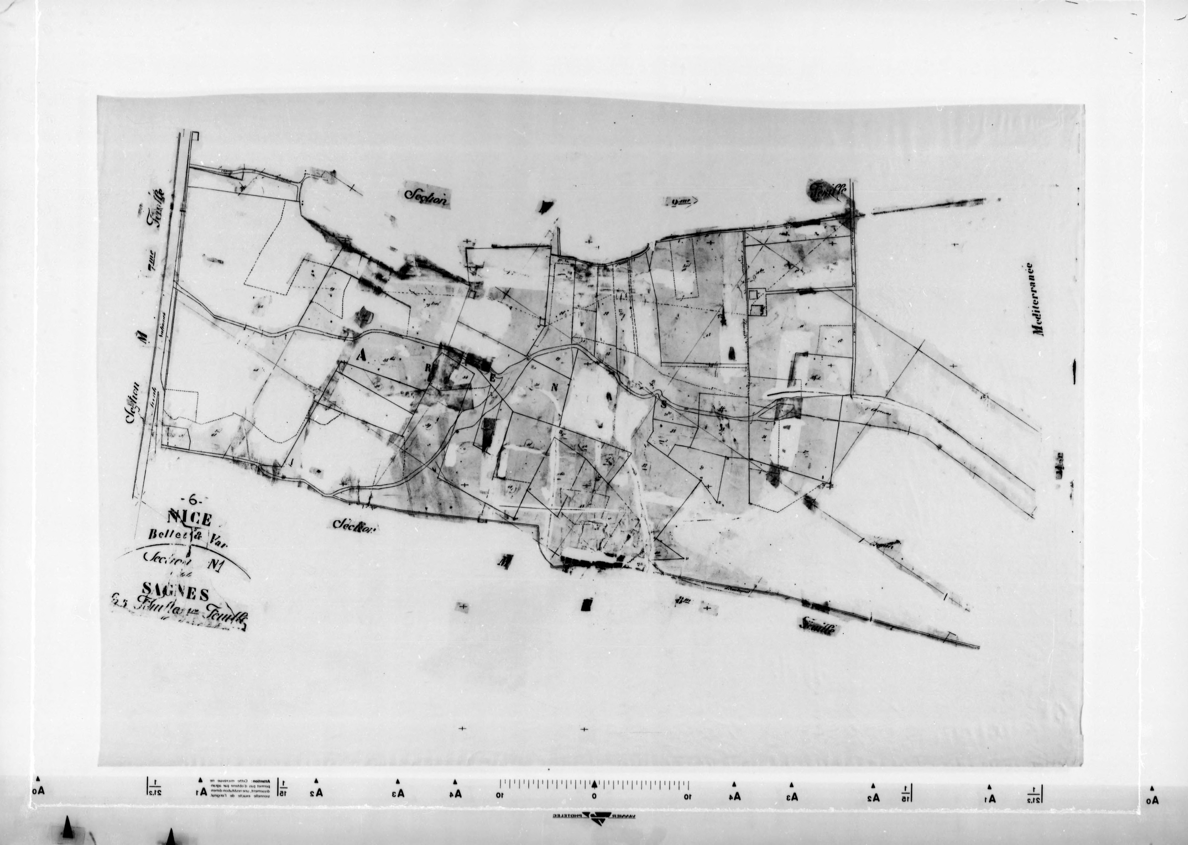 Sagnes. - Plan de section, II-N1