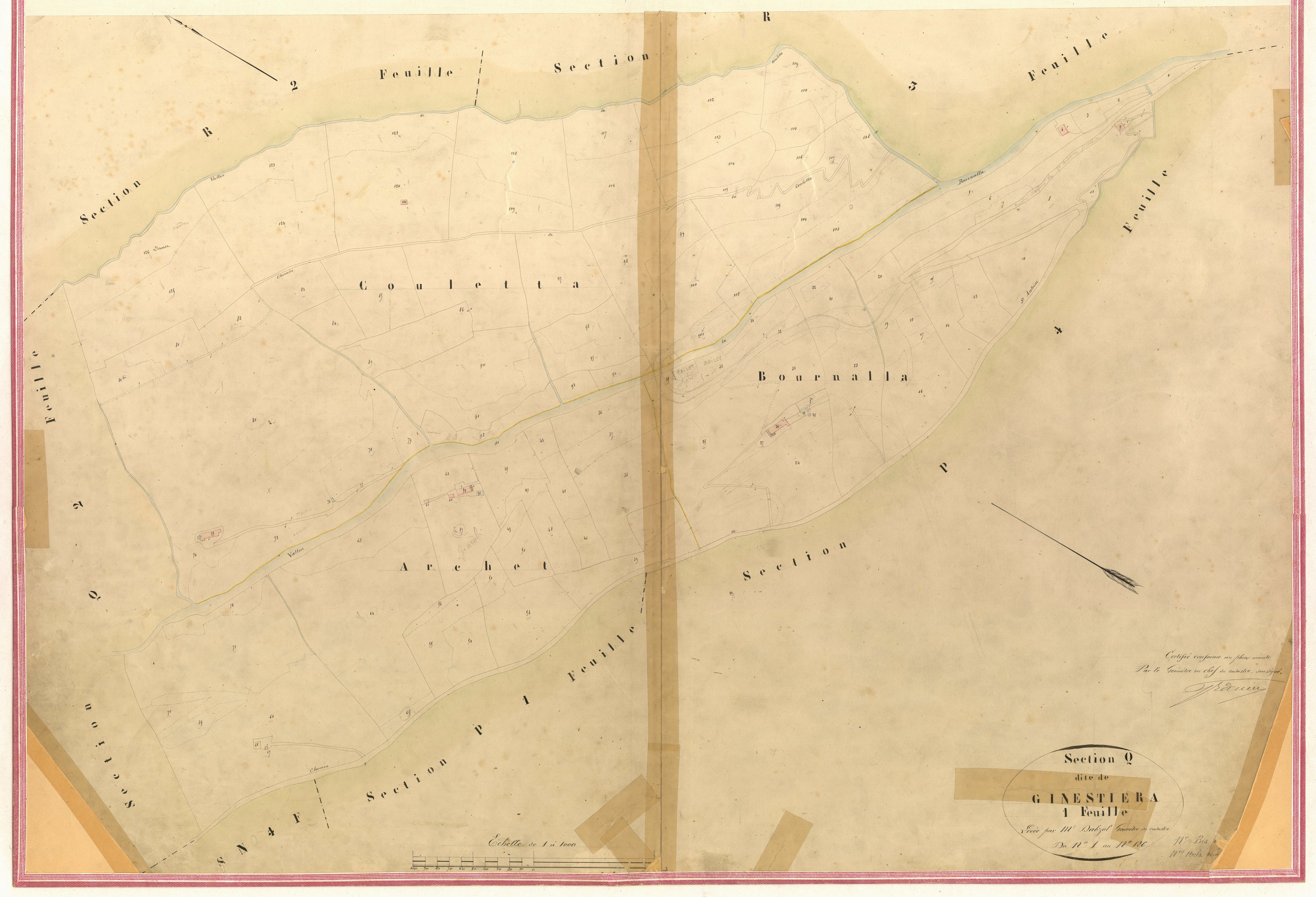 Ginestiera. - Plan de section, II-Q1