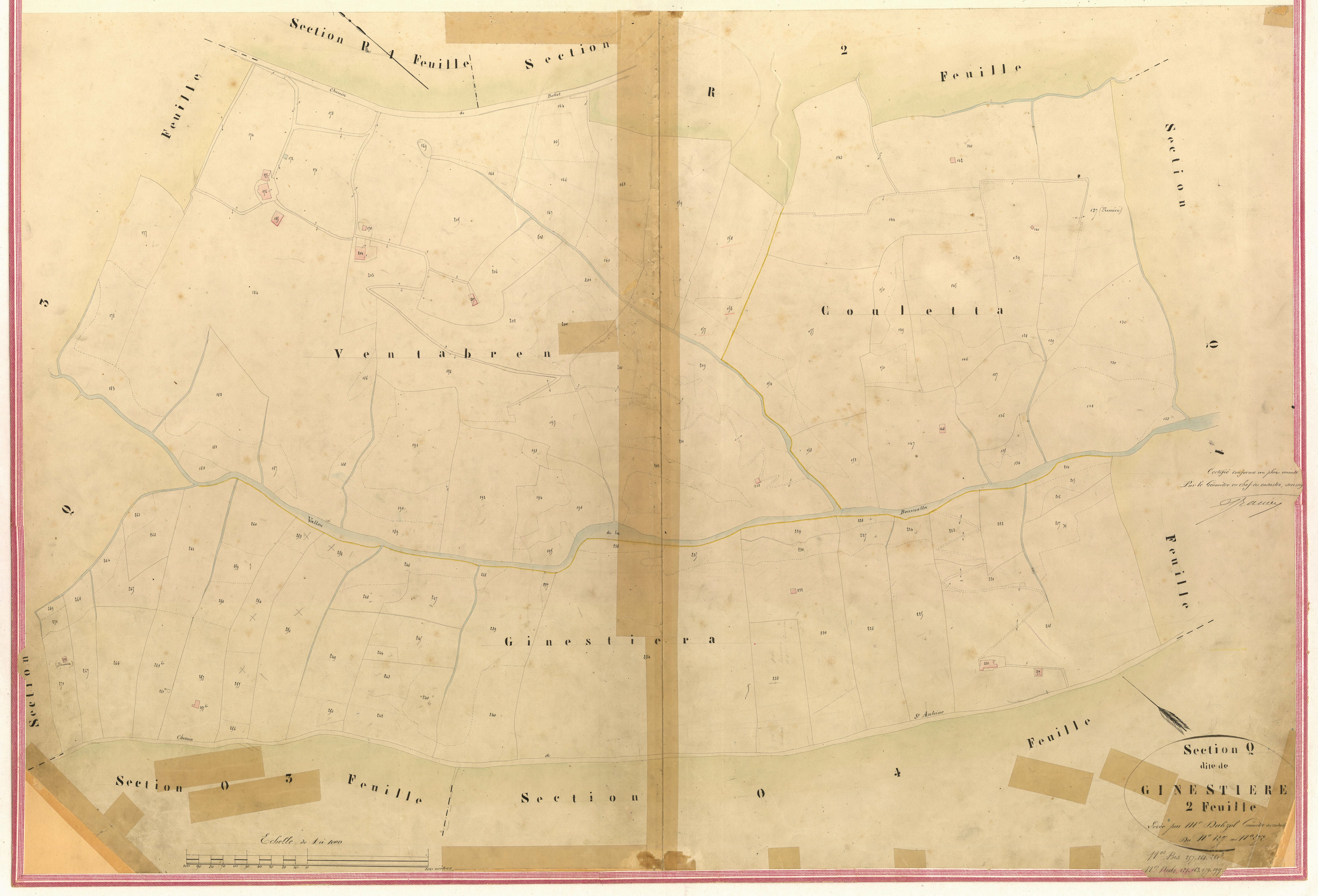 Ginestiera. - Plan de section, II-Q2