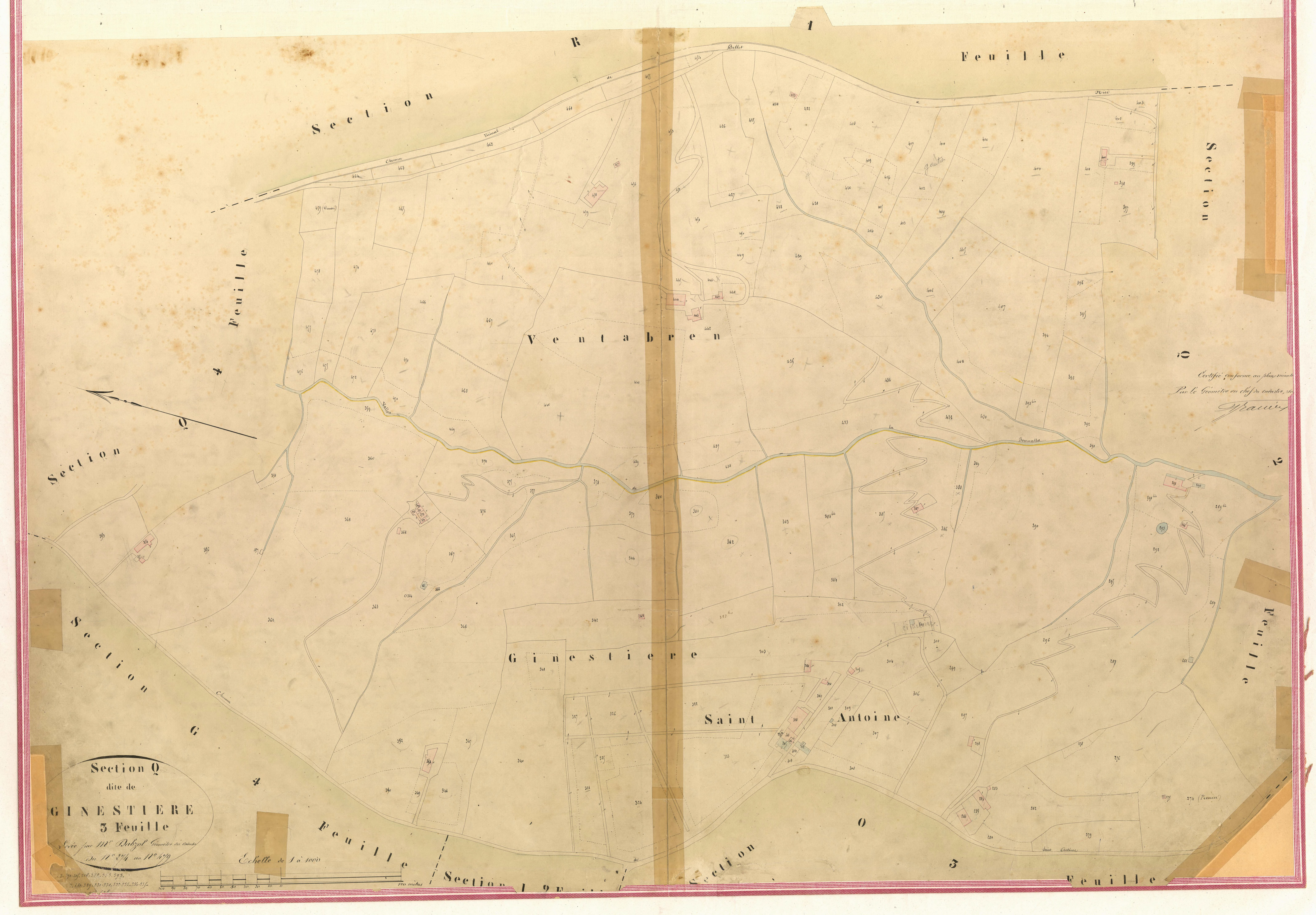 Ginestiera. - Plan de section, II-Q3