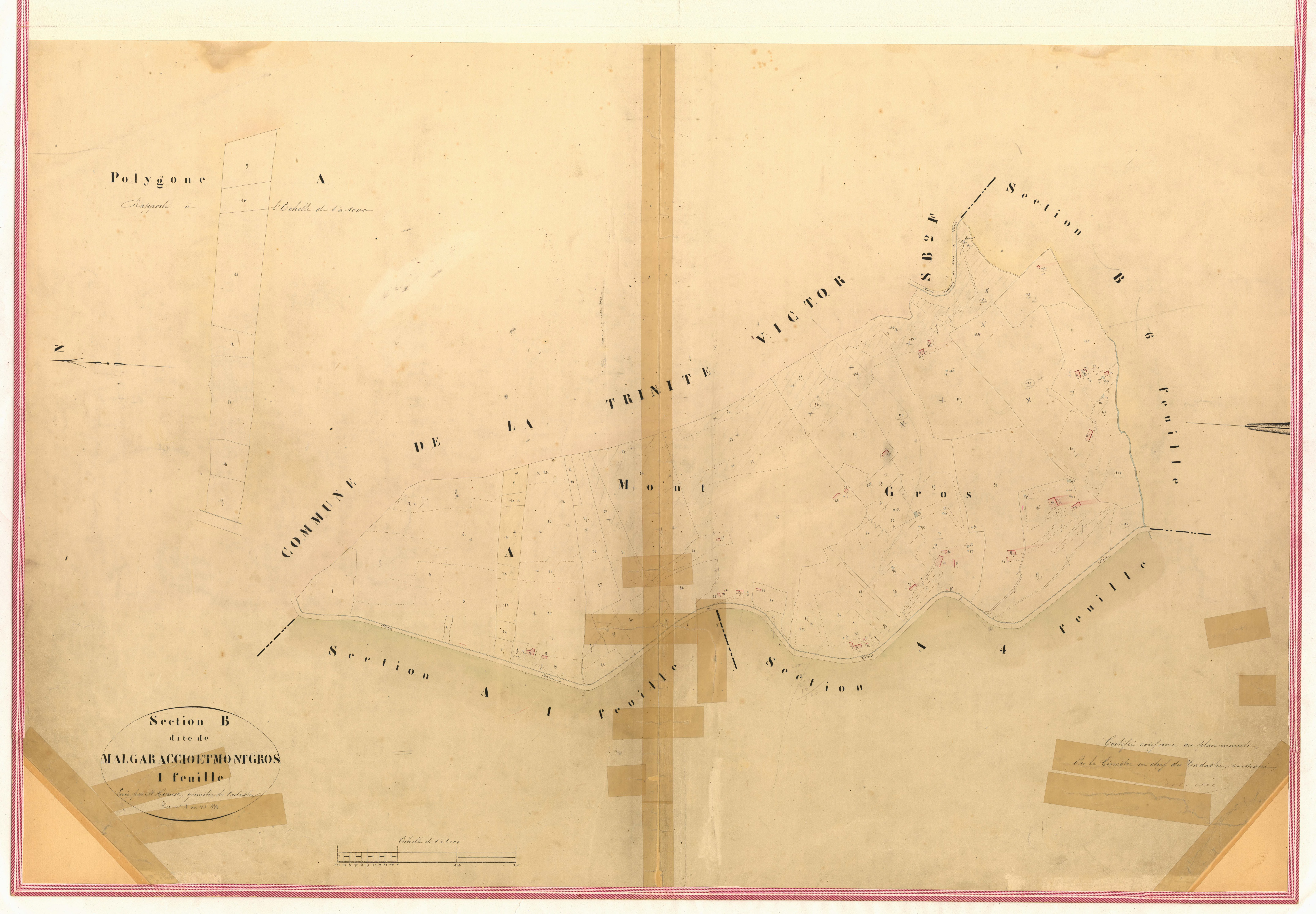 Rocabilière supérieure. - Plan de section, IV-B1