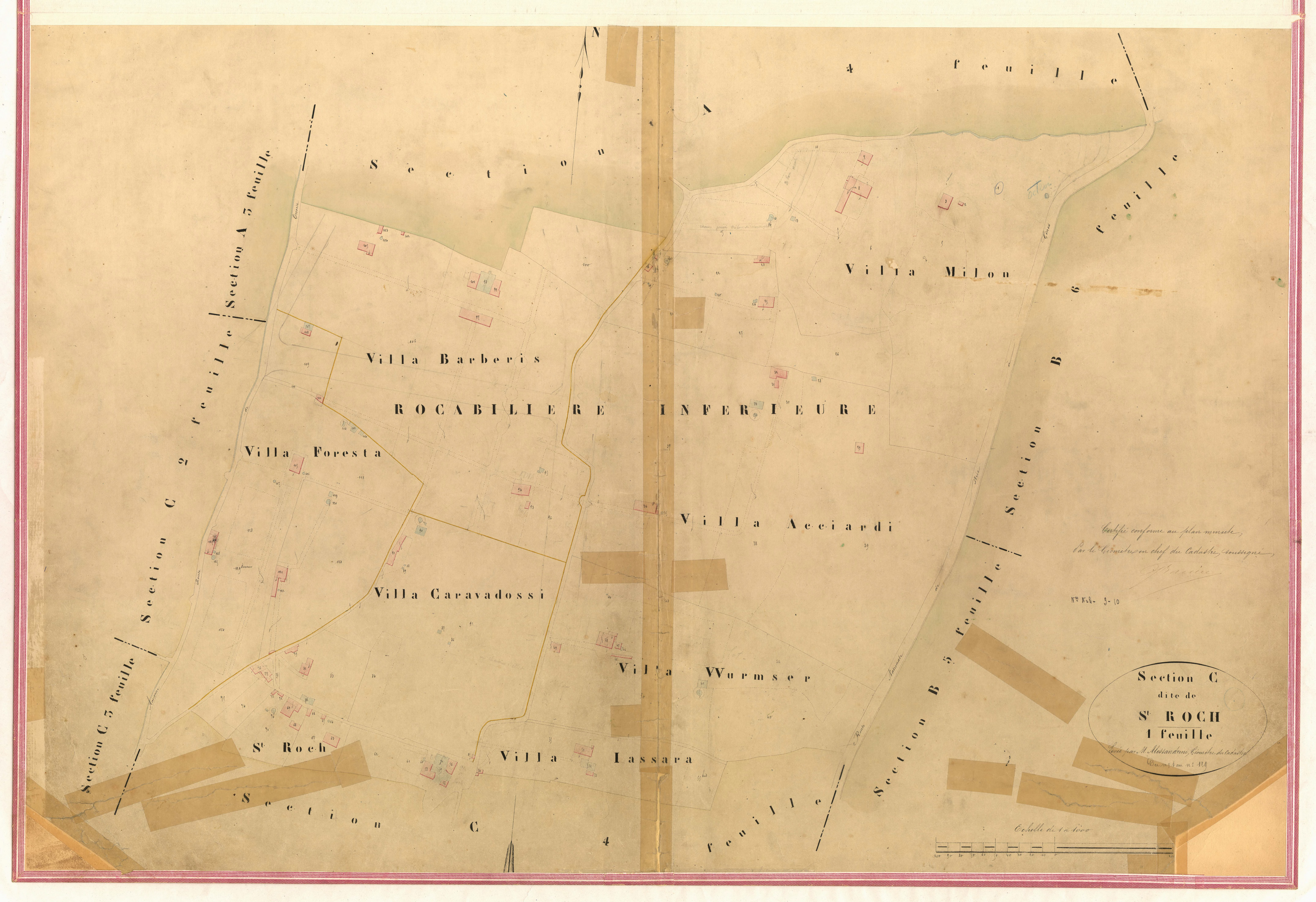 Saint-Roch. - Plan de section, IV-C1