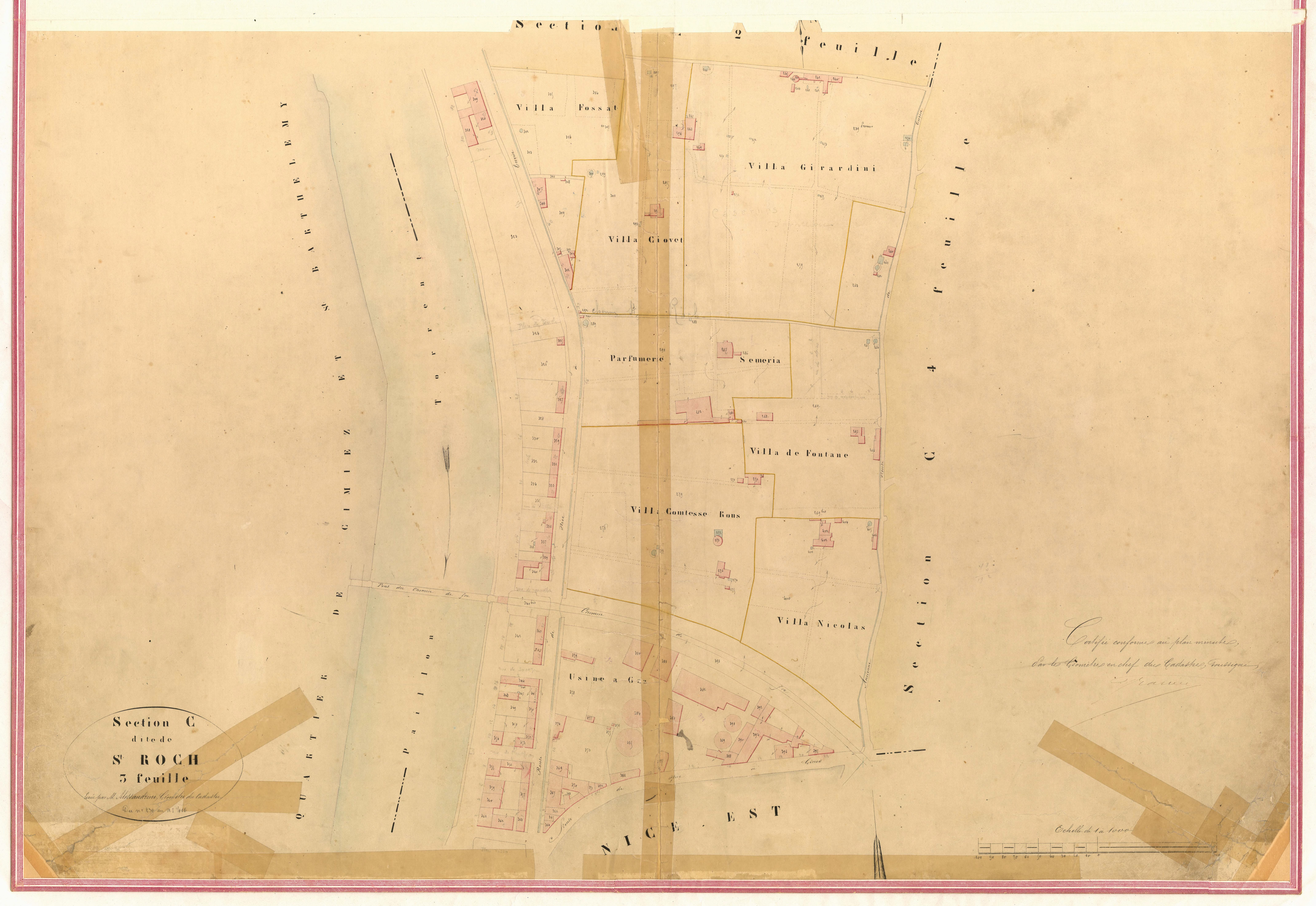 Saint-Roch. - Plan de section, IV-C3