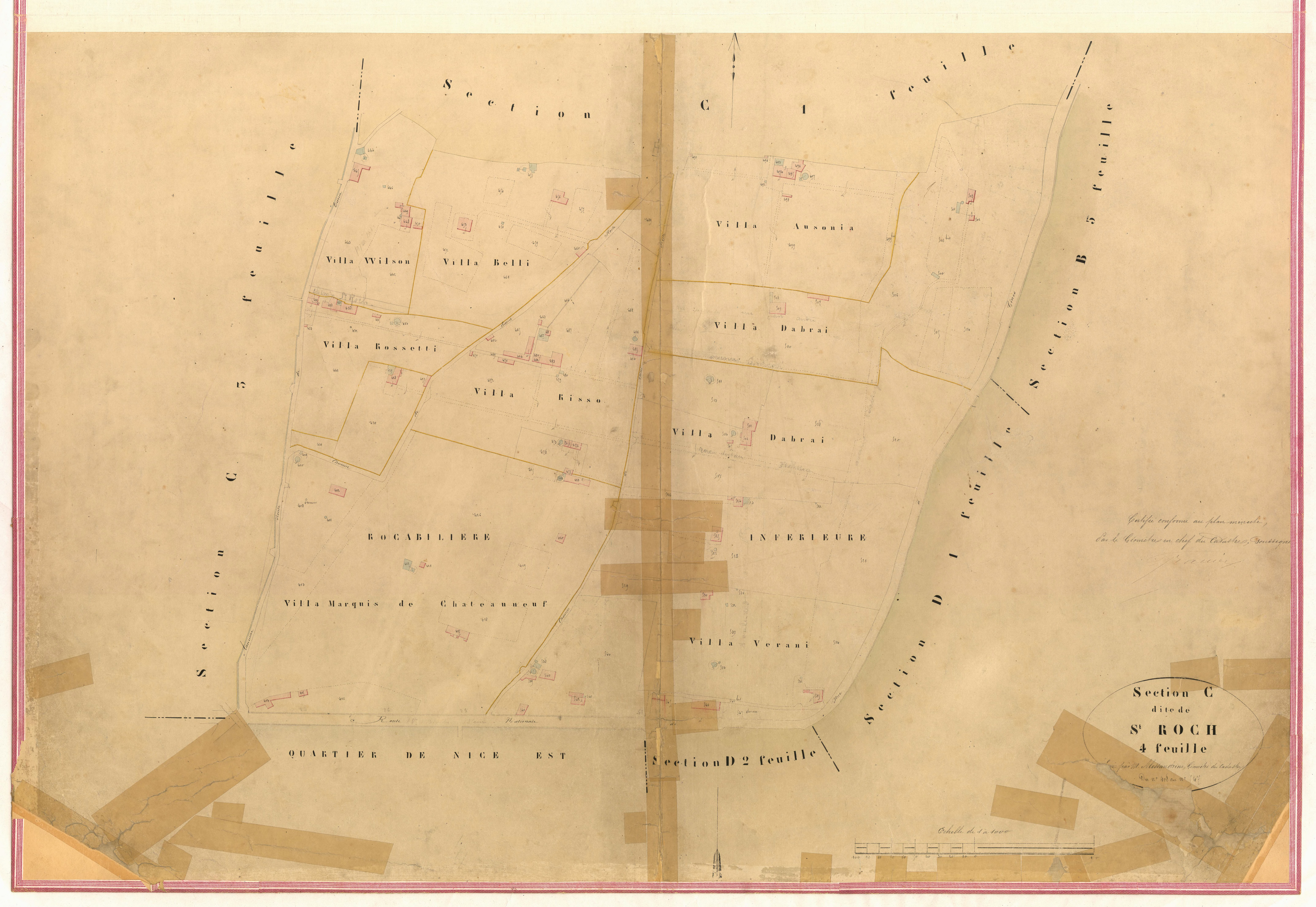 Saint-Roch. - Plan de section, IV-C4