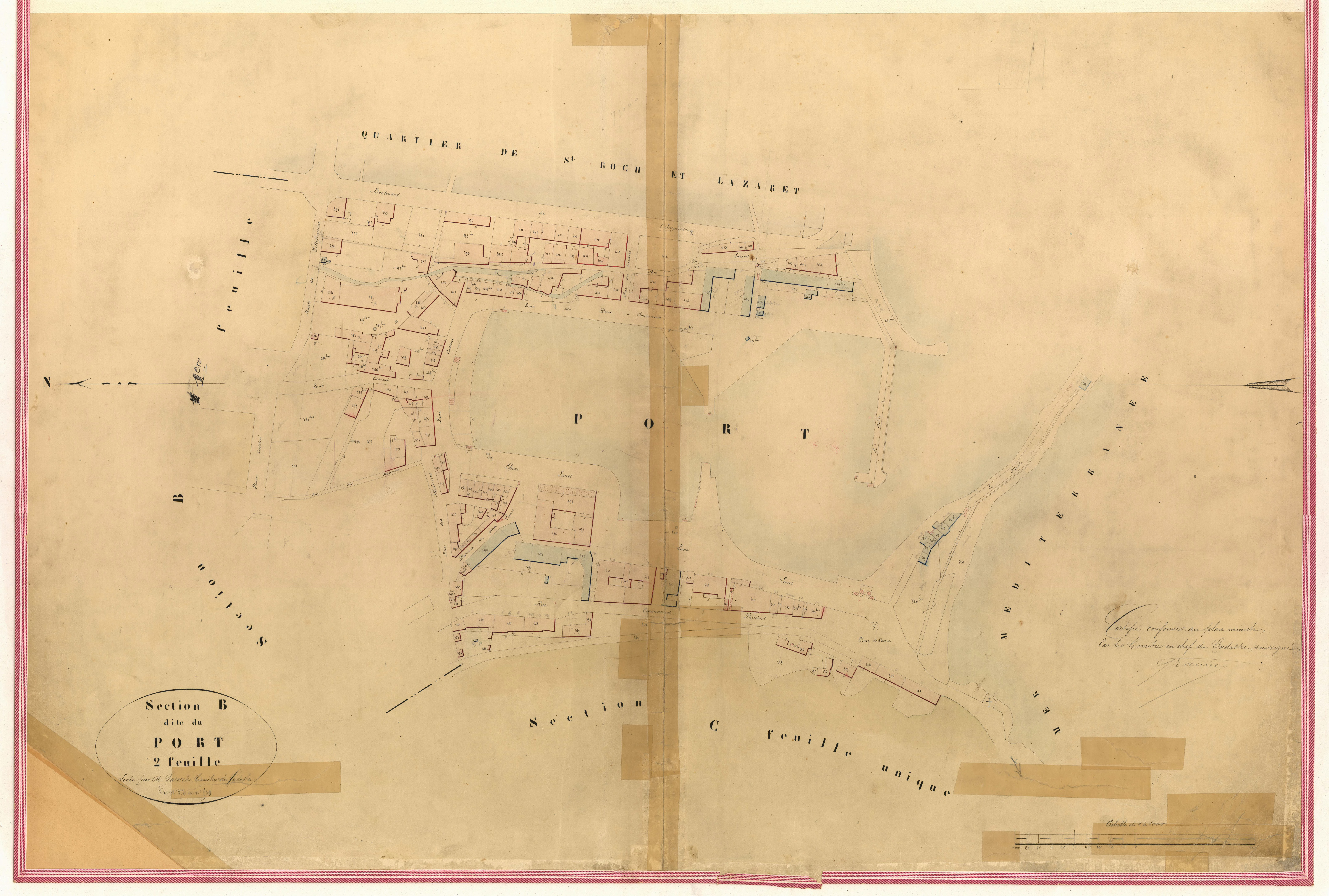 Port. - Plan de section, VI-B2