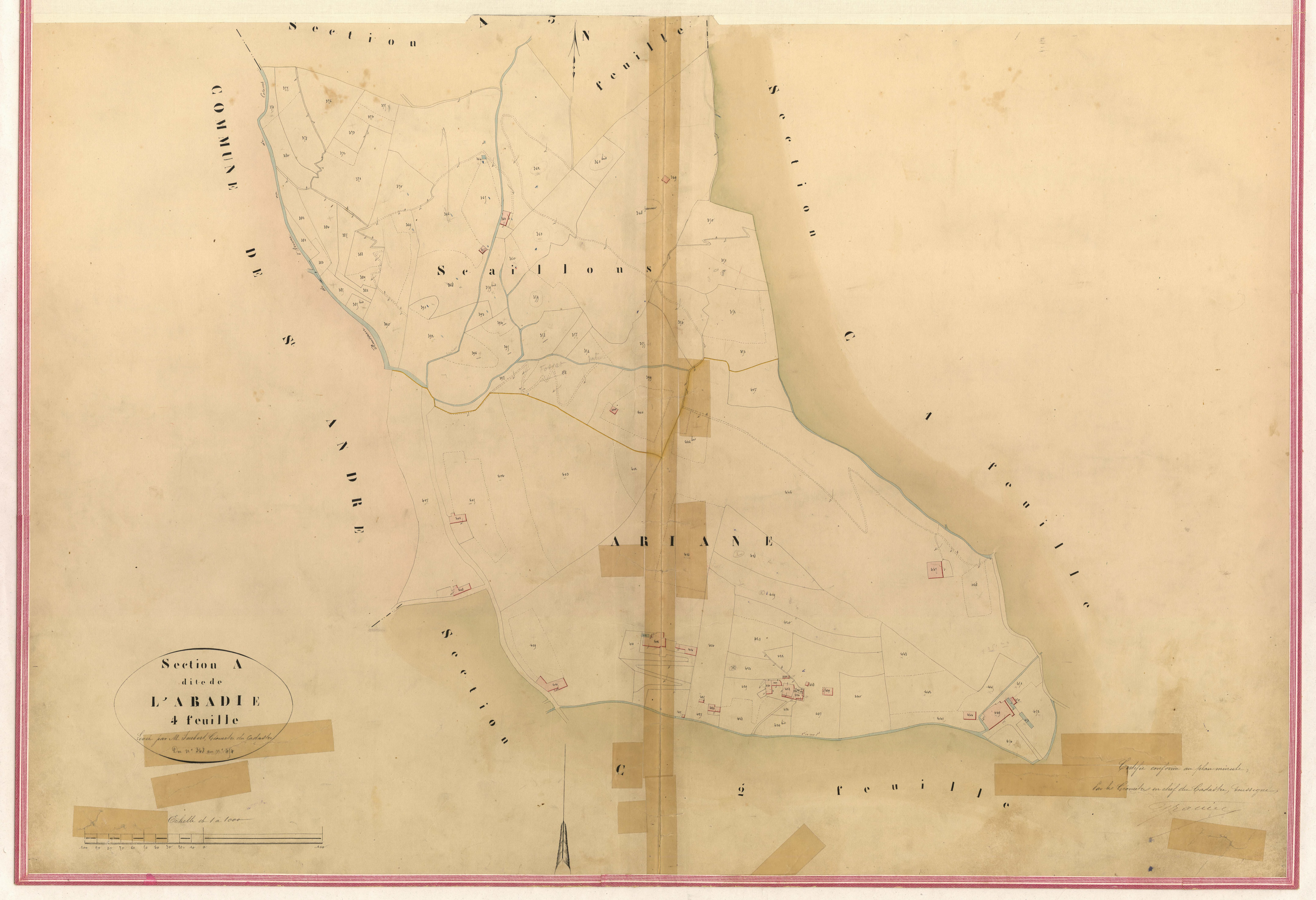 Abadie. - Plan de section, V-A4